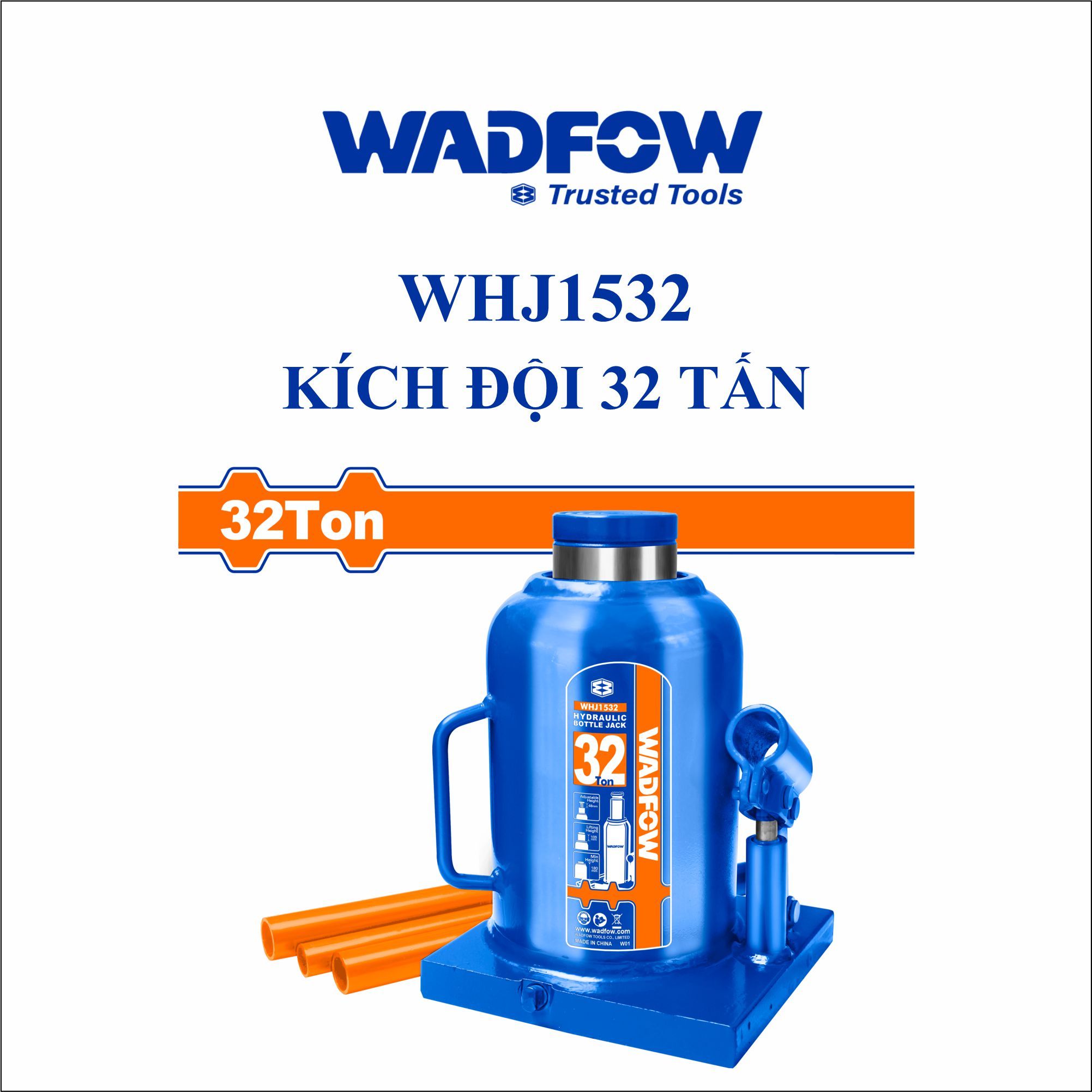  Con đội thủy lực 32 tấn WADFOW WHJ1532 