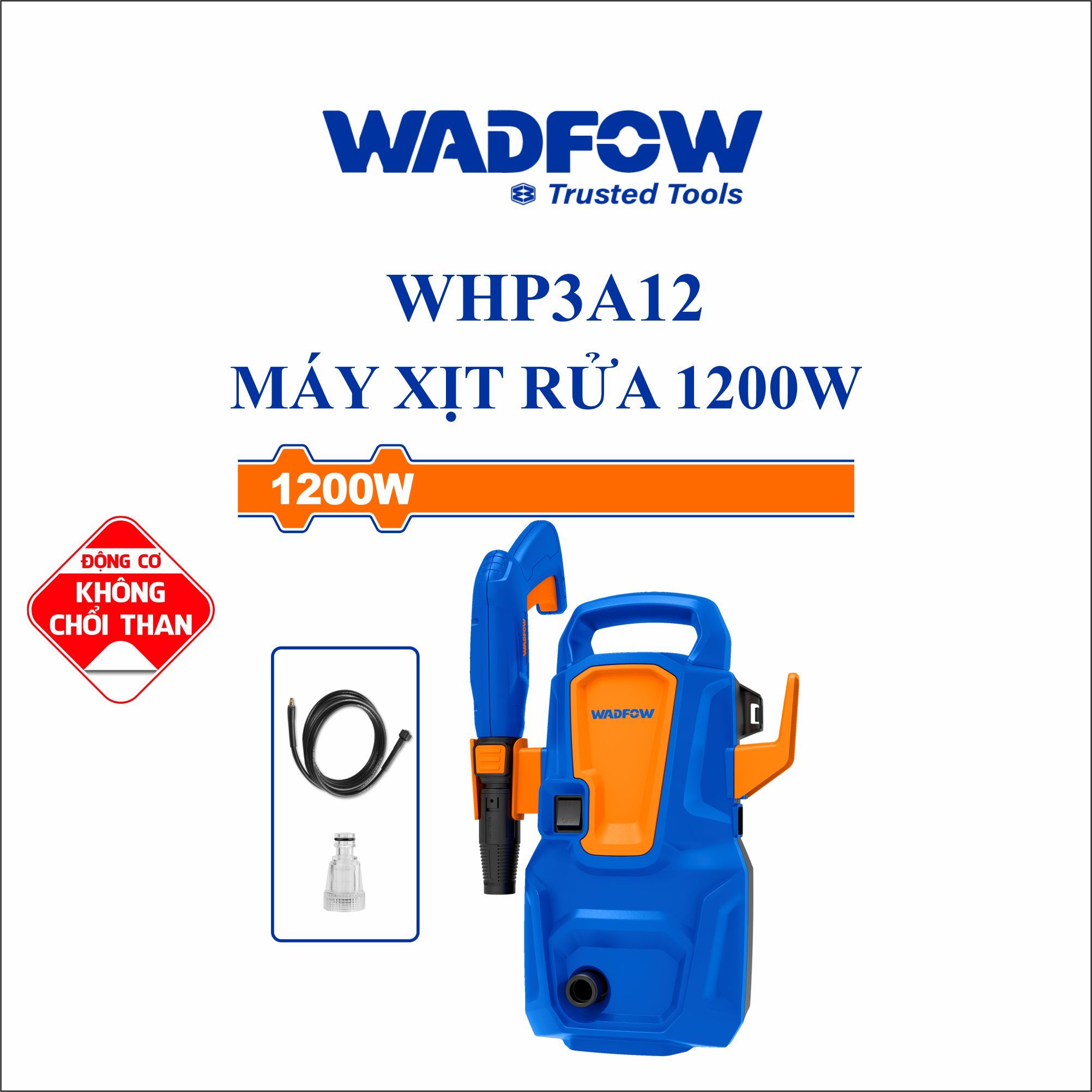  Máy xịt rửa 1200W WADFOW WHP3A12 