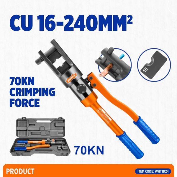 Bộ kìm bấm đầu Cos thủy lực 16-240mm2 WADFOW WHT1D24