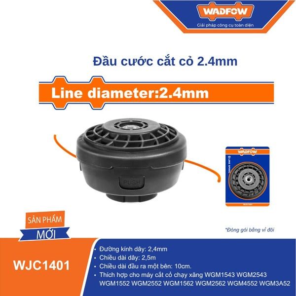 Đầu cước cắt cỏ 2.4mm WADFOW WJC1401