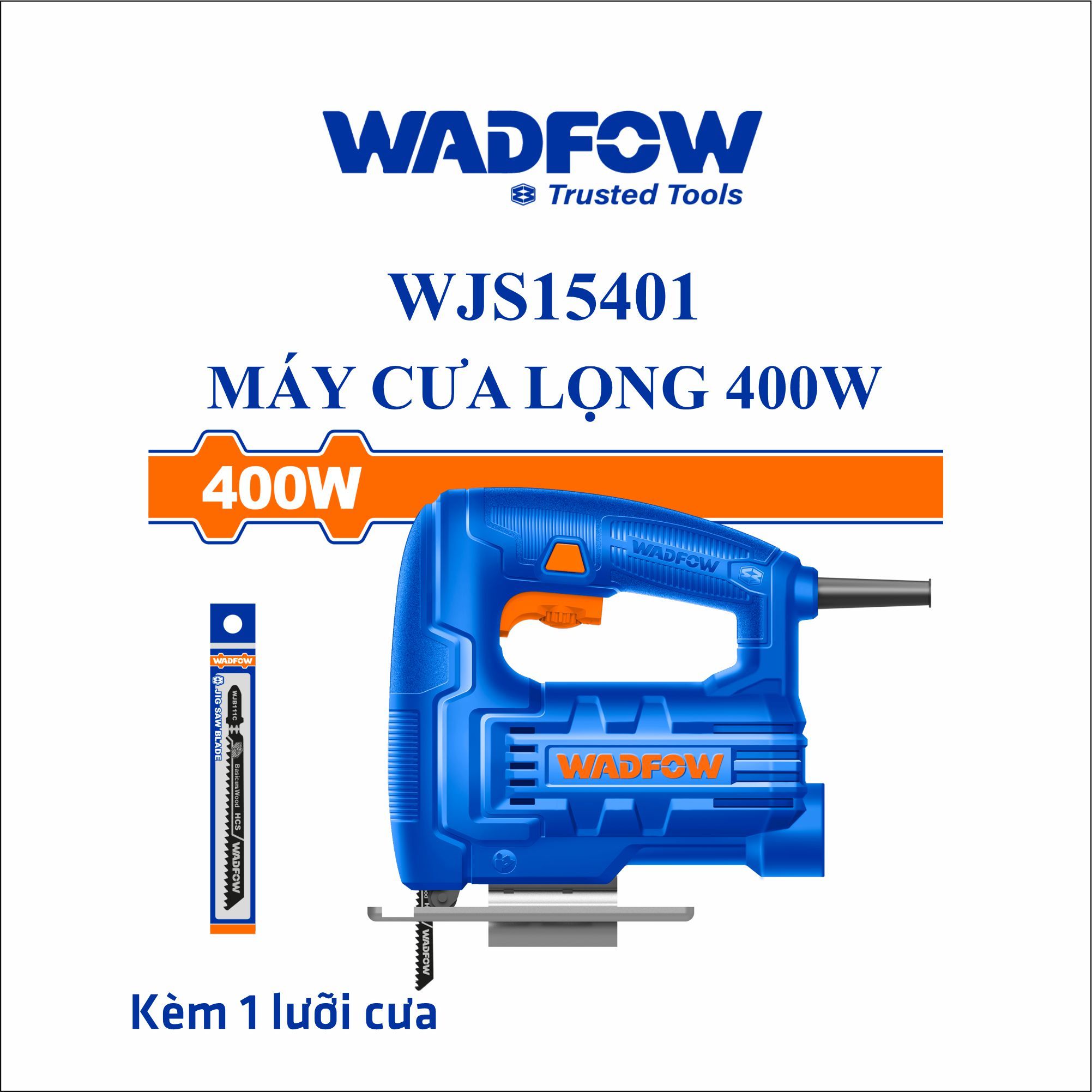  Máy cưa lọng 400W WADFOW WJS15401 