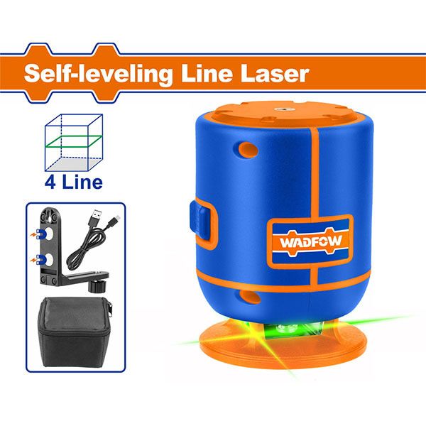 Máy cân mực laser 4 tia xanh 0-30m WADFOW WLE1M04