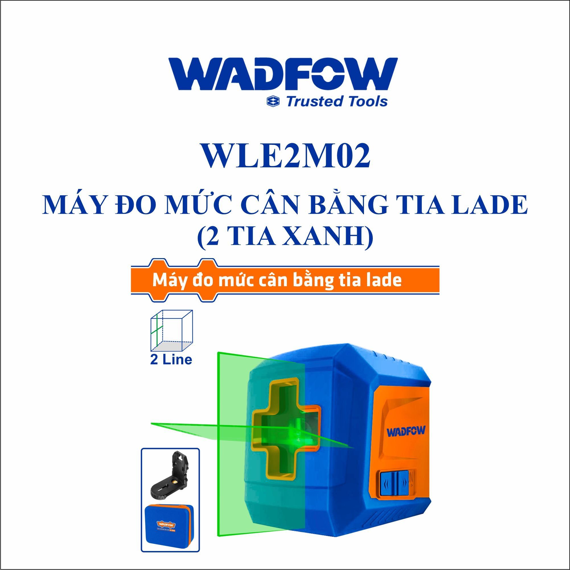  Máy cân mực laser 2 tia xanh WADFOW WLE2M02 
