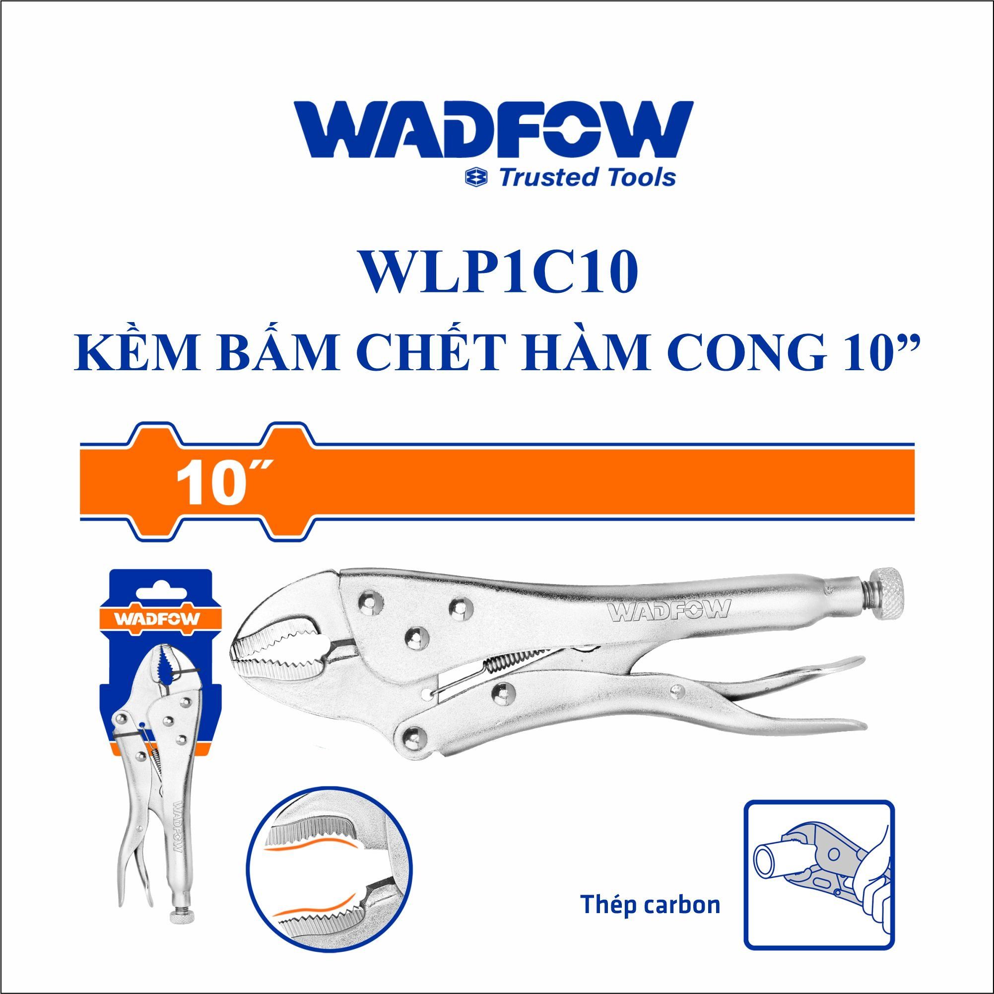  Kìm bấm chết hàm cong 10 Inch WADFOW WLP1C10 