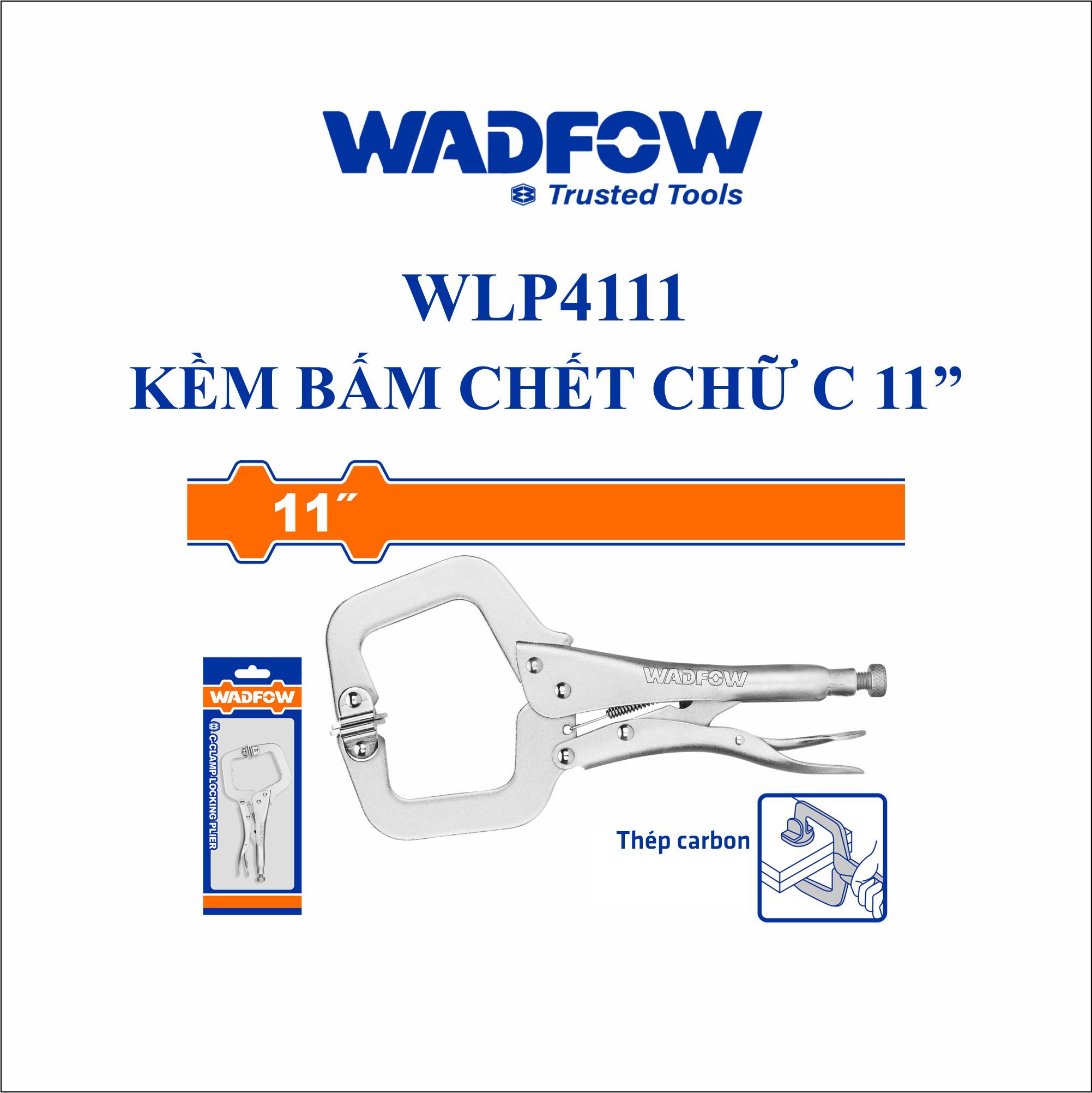  Kìm bấm chết chữ C 11 Inch WADFOW WLP4111 