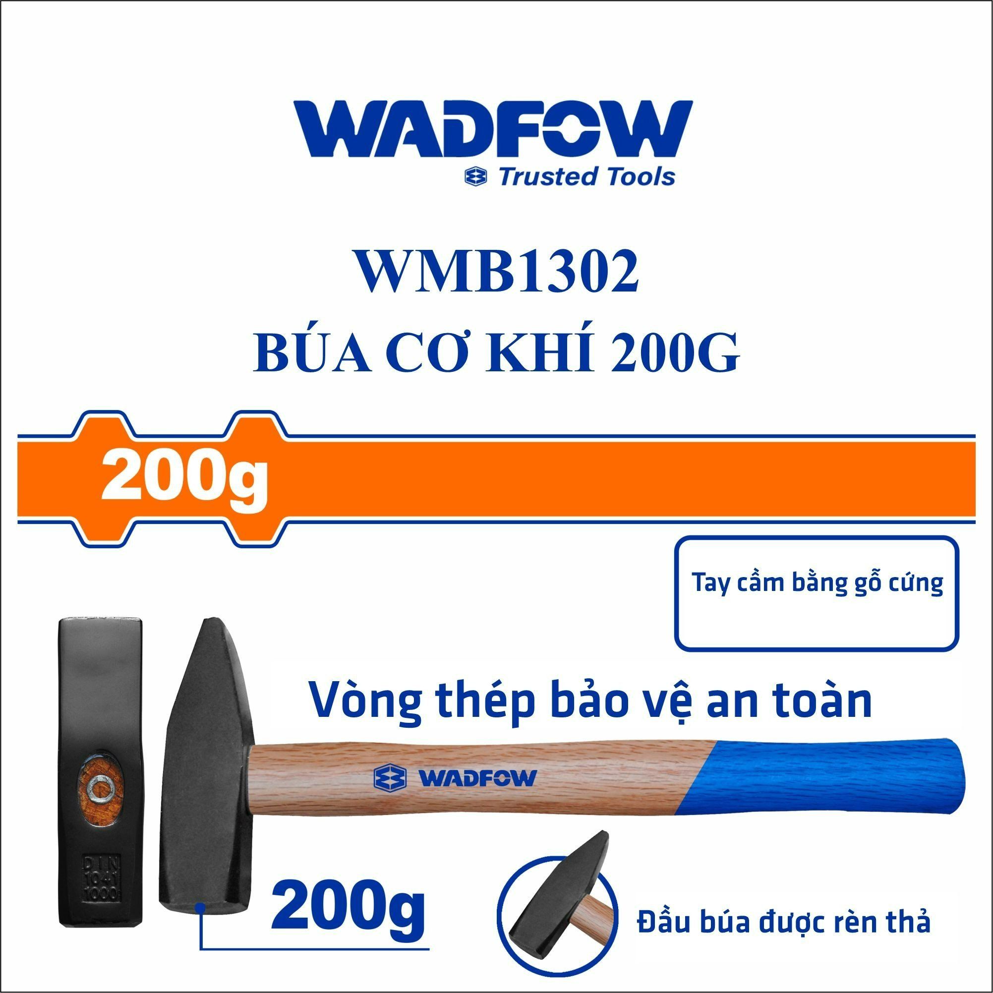  Búa cơ khí 200g WADFOW WMB1302 