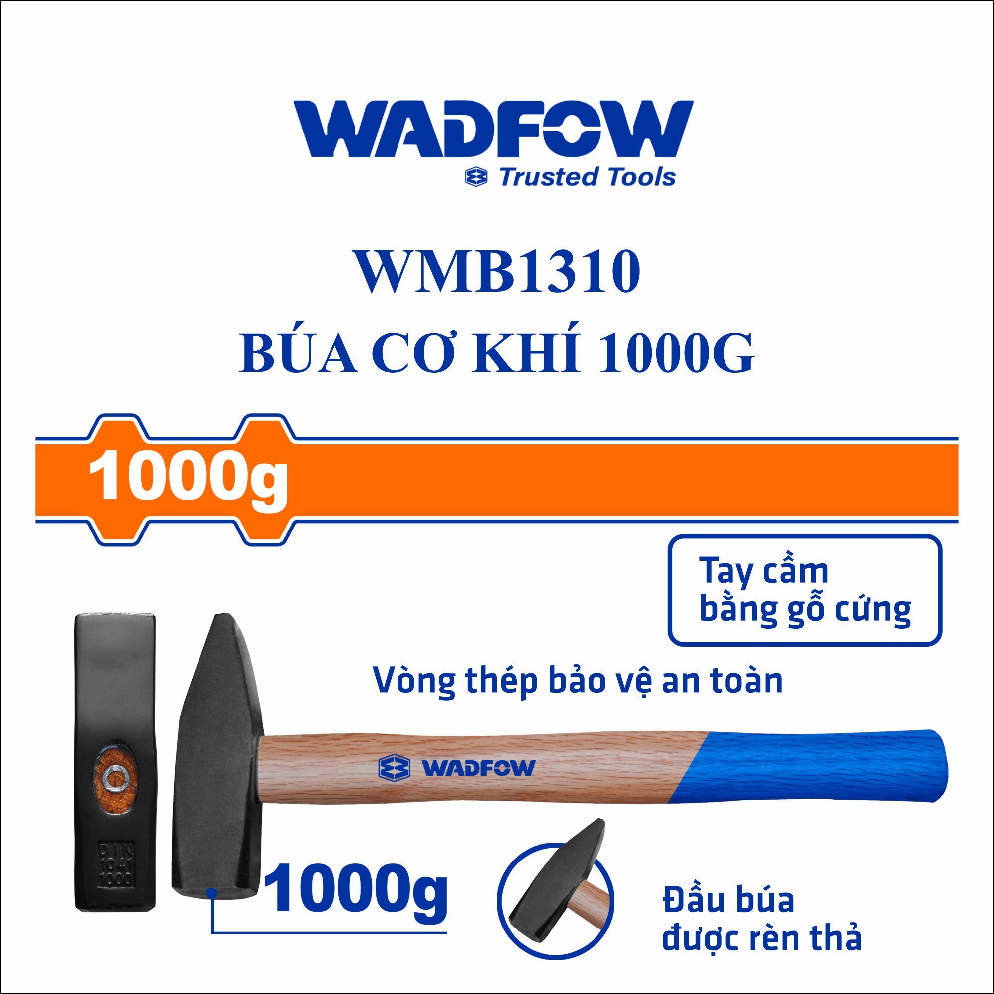  Búa cơ khí 1000g WADFOW WMB1310 