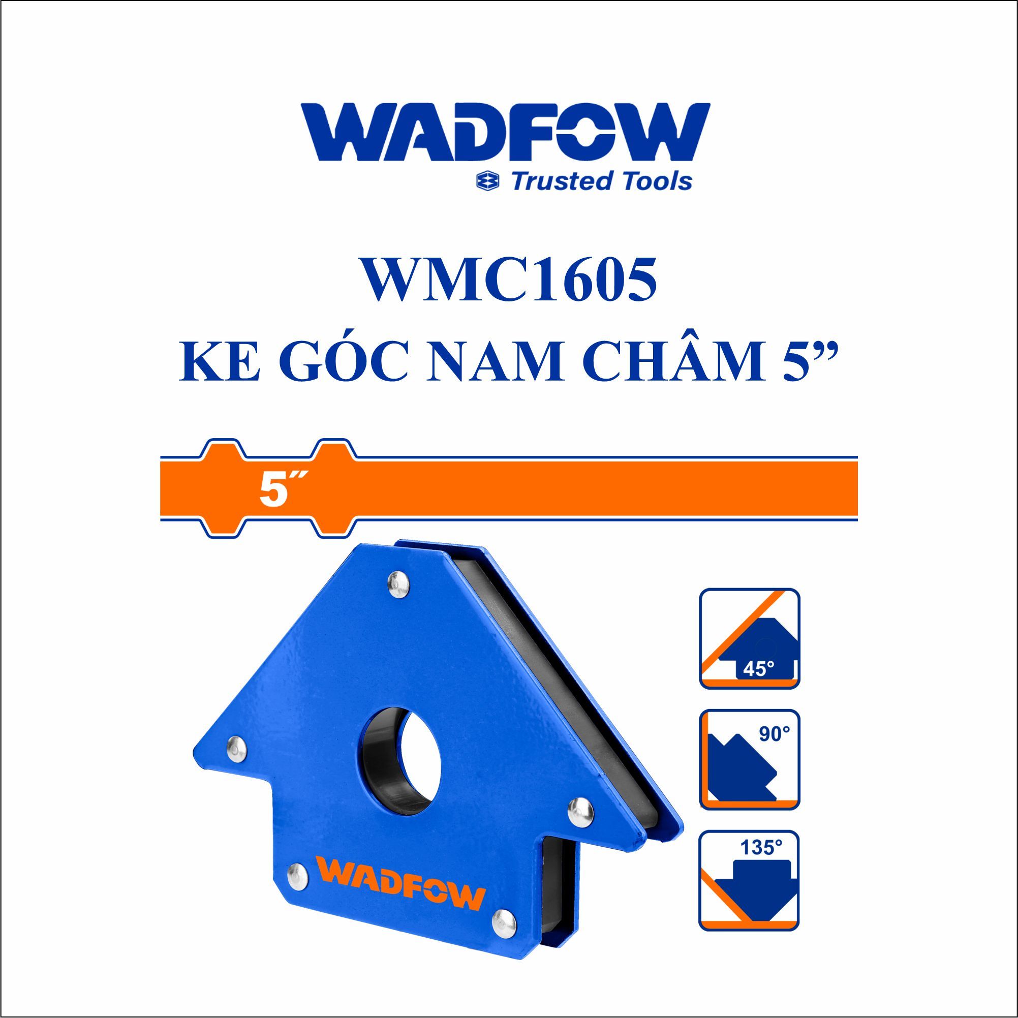  Ke góc nam châm 5 Inch WADFOW WMC1605 