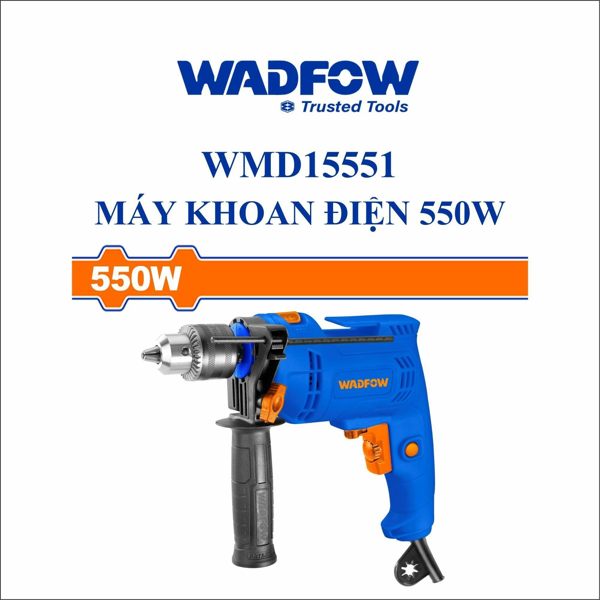  Máy khoan búa 550W WADFOW WMD15551 