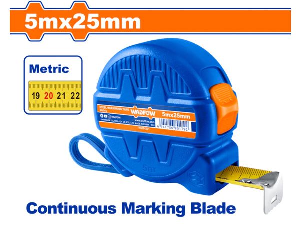 Thước kéo thép 5mx25mm WADFOW WMT4331