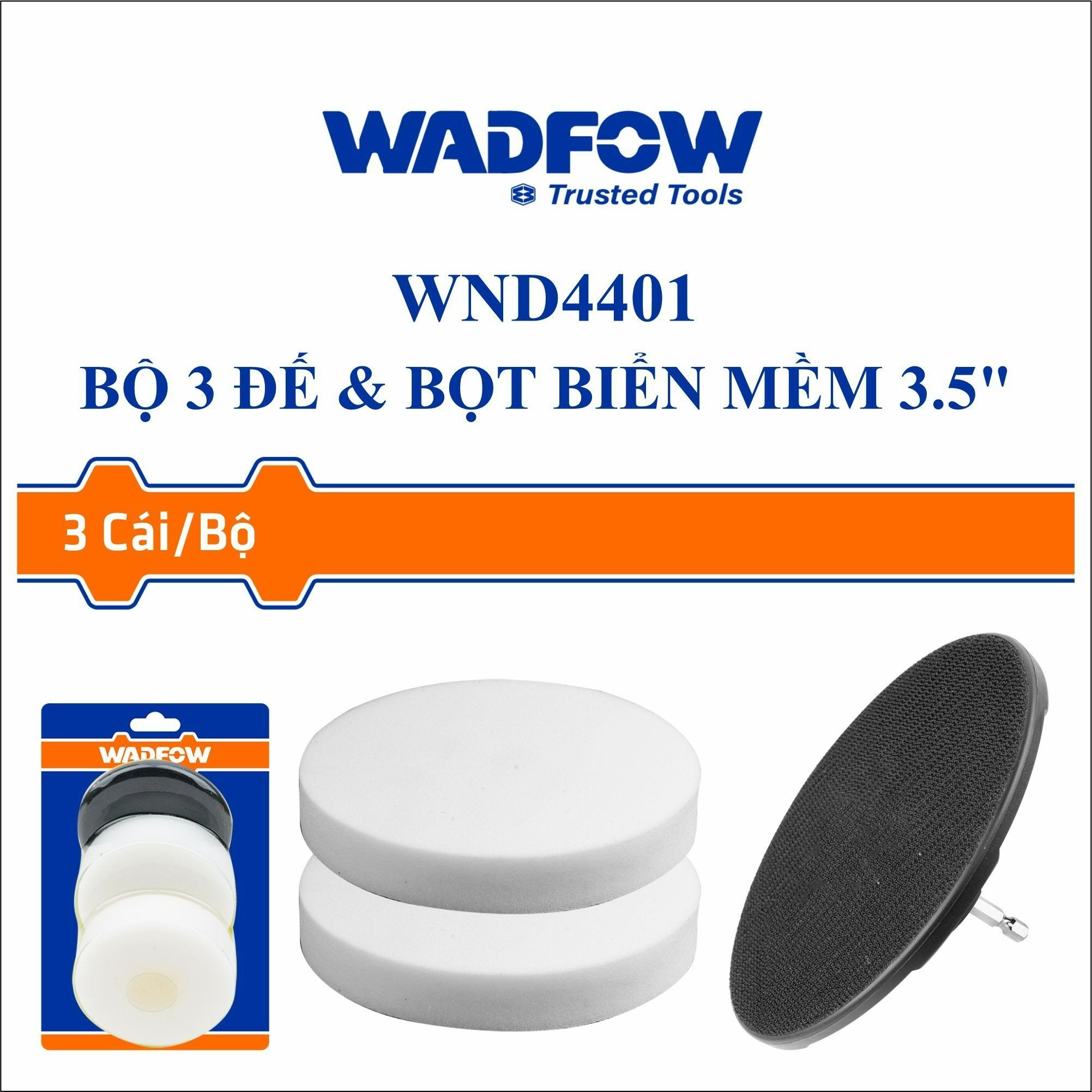  Bộ 3 đế & bọt biển mềm 3.5 Inch WADFOW WND4401 