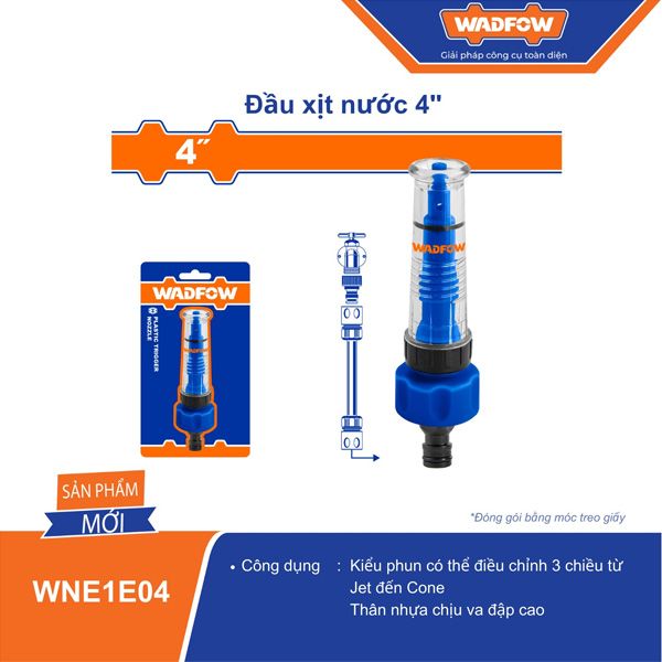 Đầu xịt nước 4 inch WADFOW WNE1E04