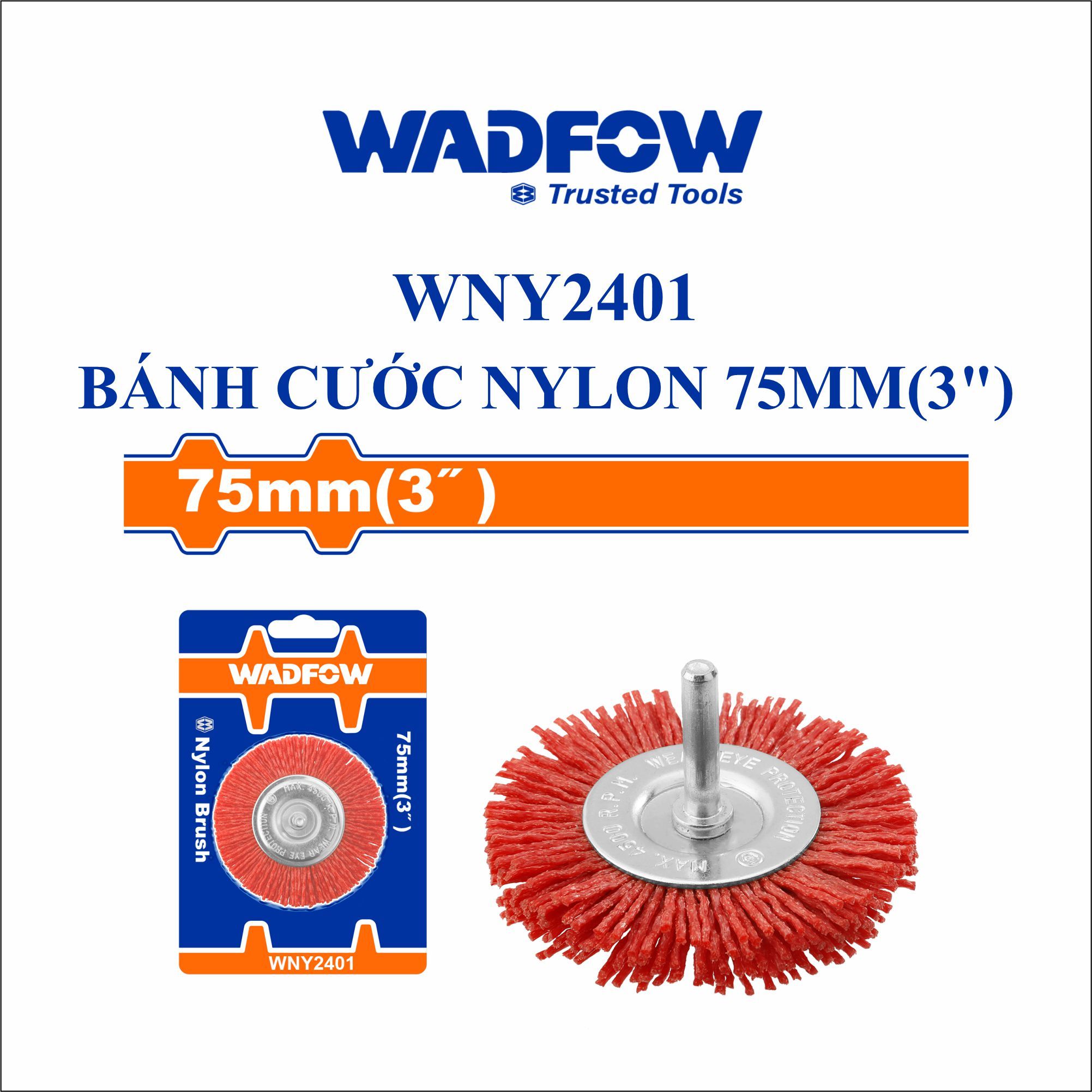  Bánh cước nylon 75mm WADFOW WNY2401 