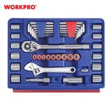  Tủ đựng dụng cụ 3 ngăn kèm theo 125 chi tiết Workpro WP209028 