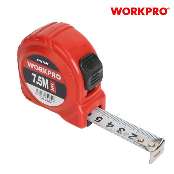 Thước kéo thép 7.5m Workpro WP261004