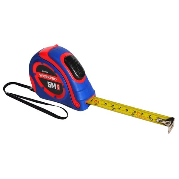 Thước kéo thép tự khóa 5m Workpro WP261006