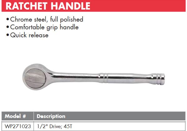 Cần tự động 1/2 Inch 45T Workpro WP271023