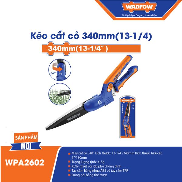 Kéo cắt cỏ 340mm WADFOW WPA2602