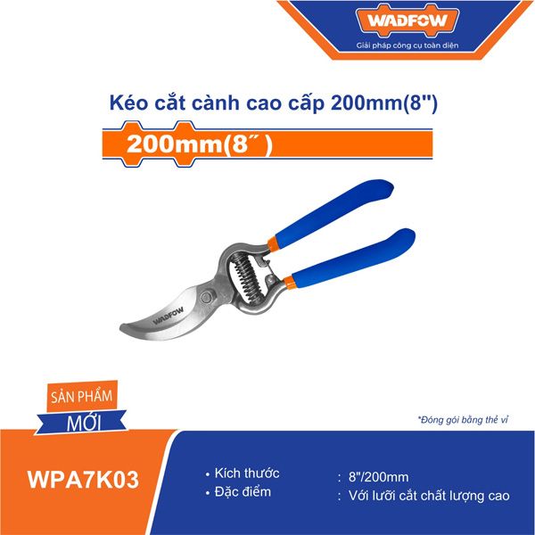 Kéo cắt cành cao cấp 8 inch/ 200mm WADFOW WPA7K03
