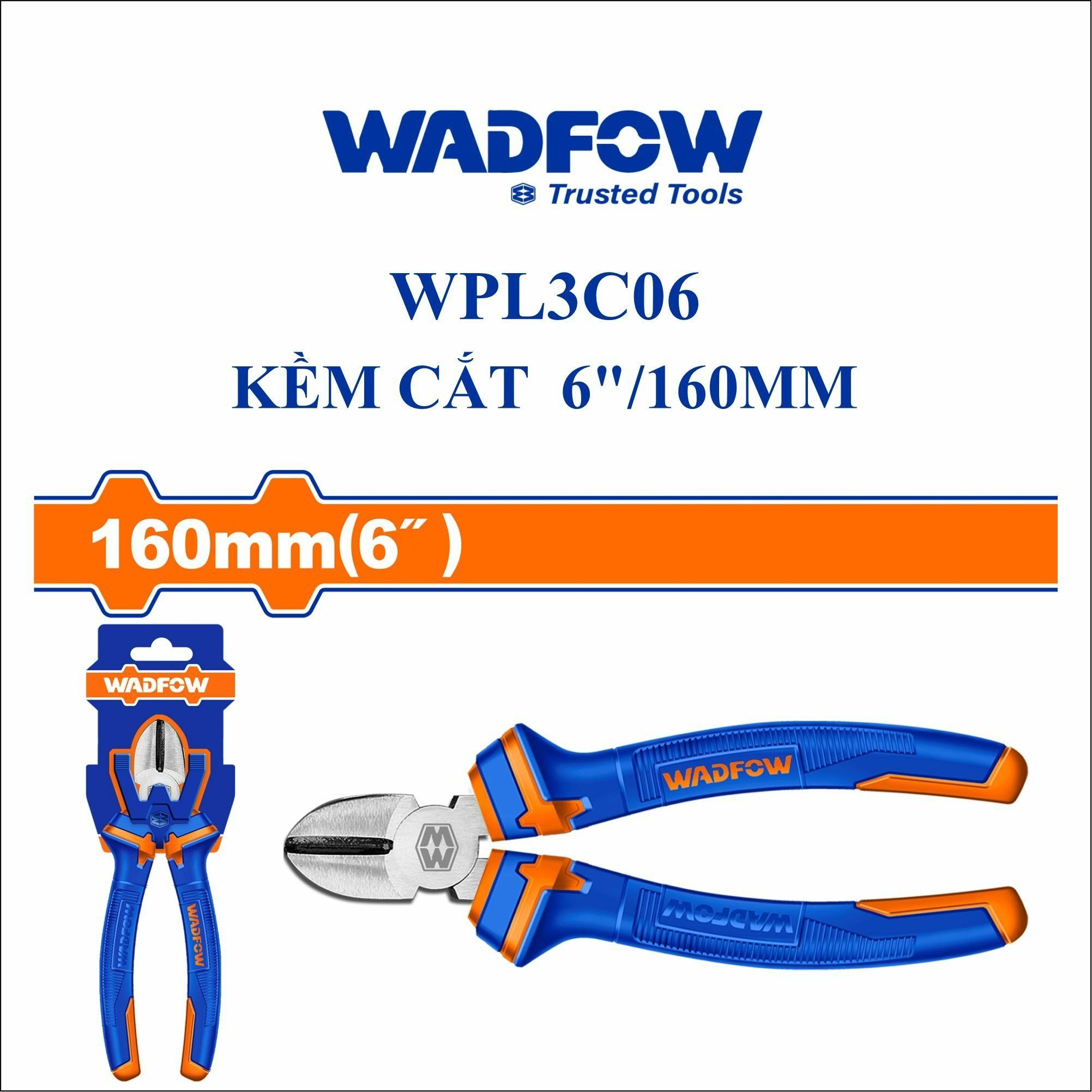  Kìm cắt  6 Inch/160mm WADFOW WPL3C06 