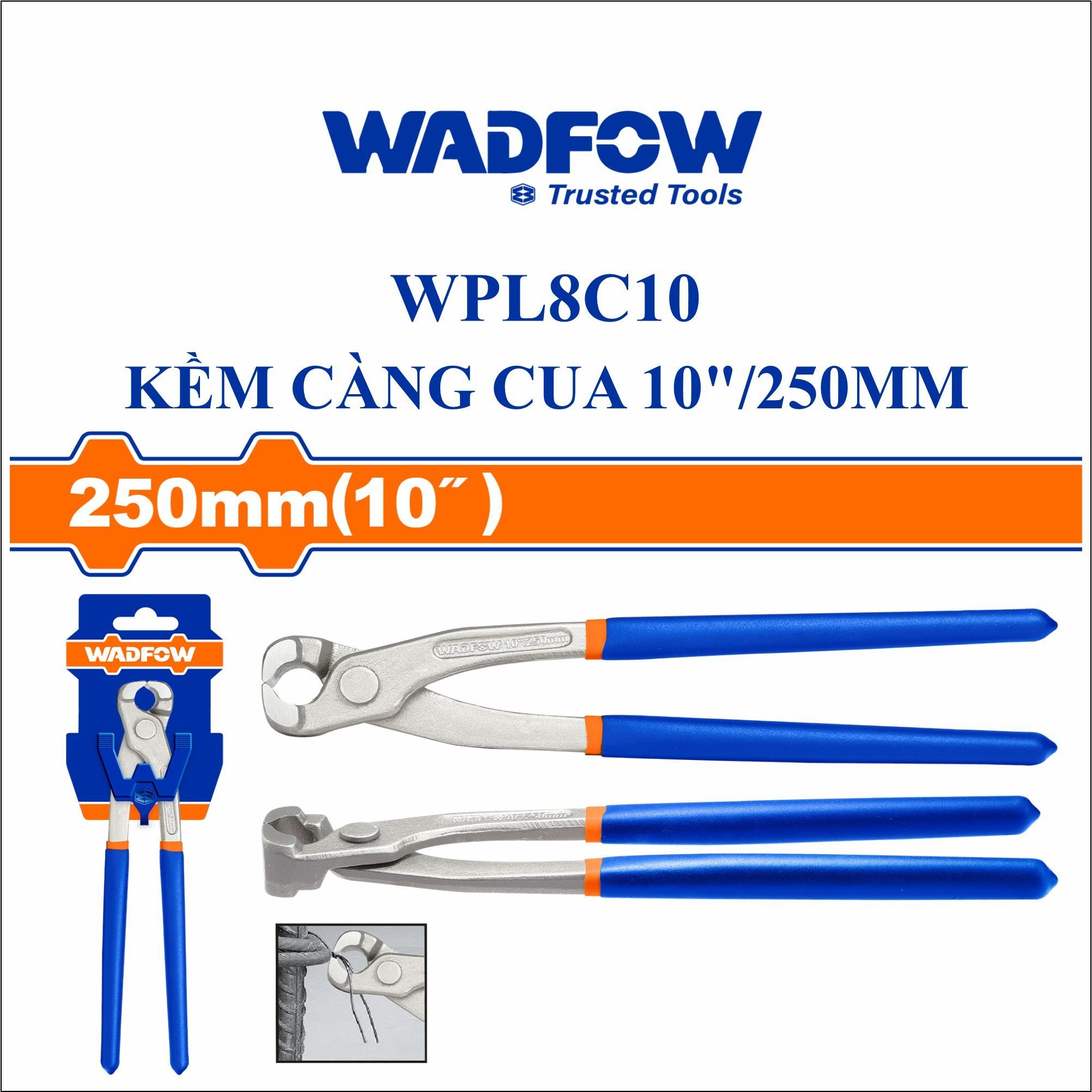  Kìm càng cua 10 Inch/250mm WADFOW WPL8C10 