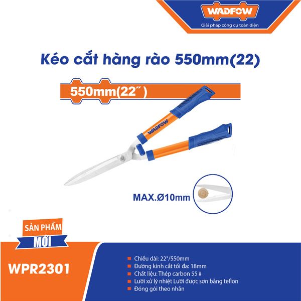 Kéo cắt hàng rào 22 inch/ 550mm WADFOW WPR2301