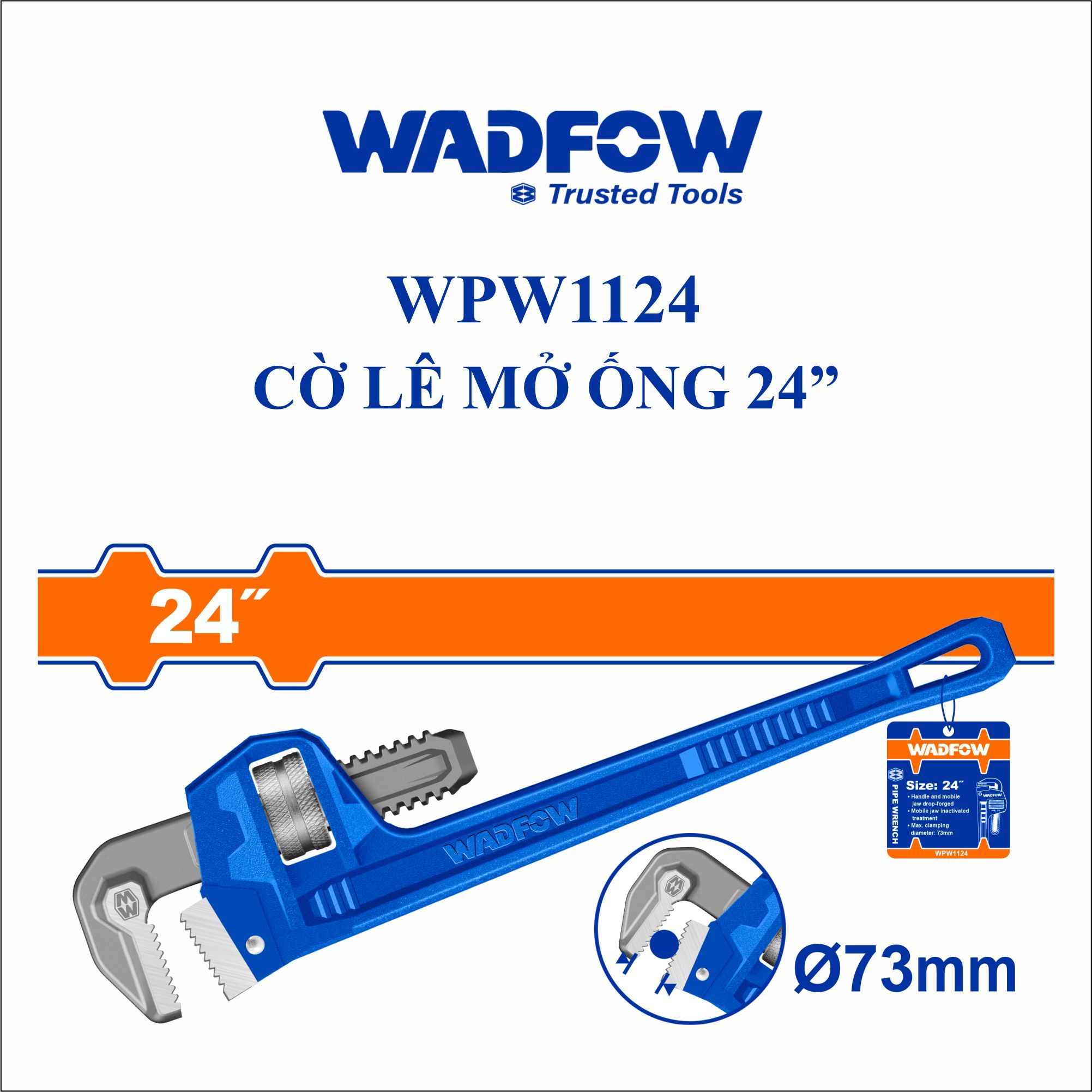  Cờ lê mở ống 24 Inch WADFOW WPW1124 