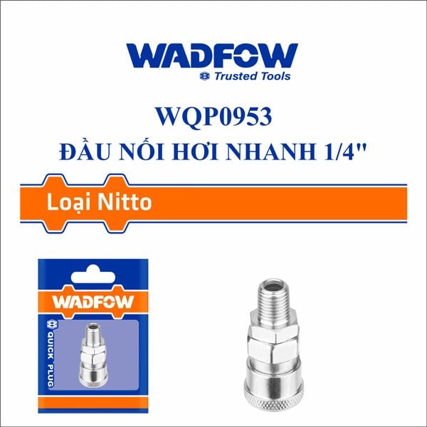 Đầu nối hơi nhanh 1/4 Inch WADFOW WQP0953