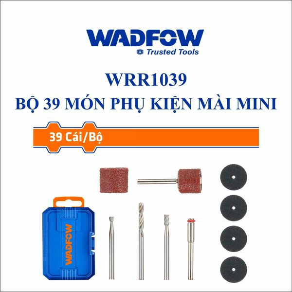 Bộ 39 món phụ kiện mài mini WADFOW WRR1039