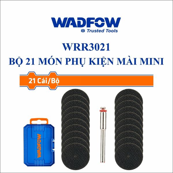 Bộ 21 món phụ kiện mài mini WADFOW WRR3021
