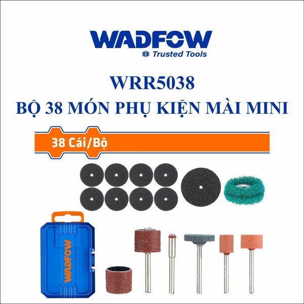 Bộ 38 món phụ kiện mài mini WADFOW WRR5038