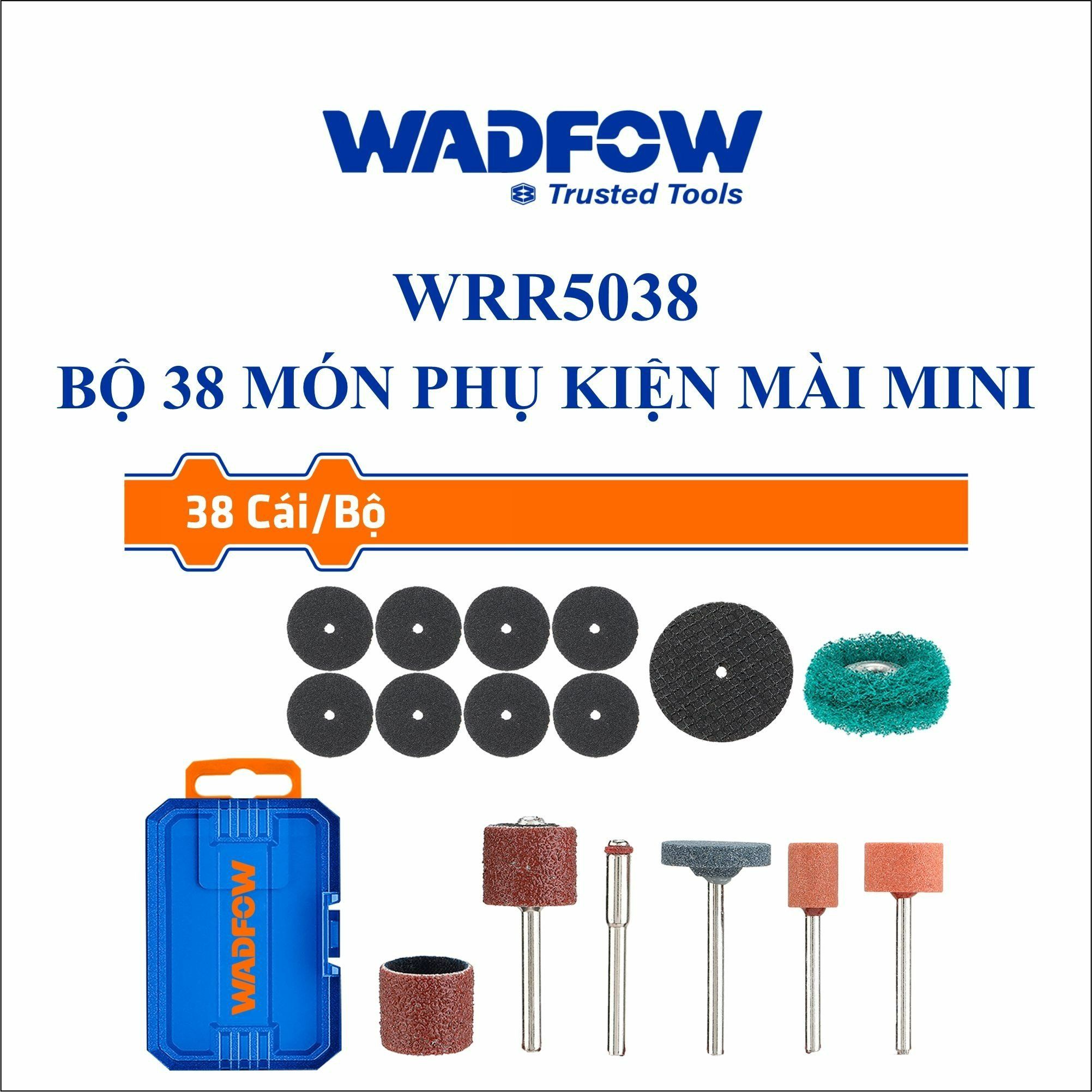  Bộ 38 món phụ kiện mài mini WADFOW WRR5038 