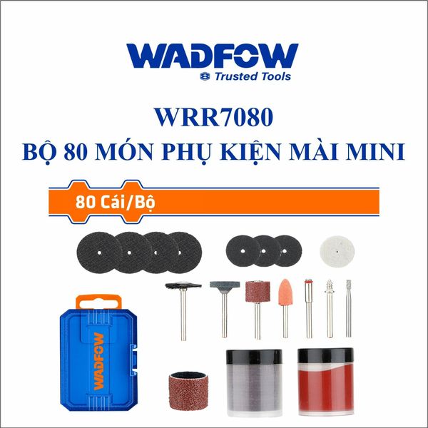 Bộ 80 món phụ kiện mài mini WADFOW WRR7080