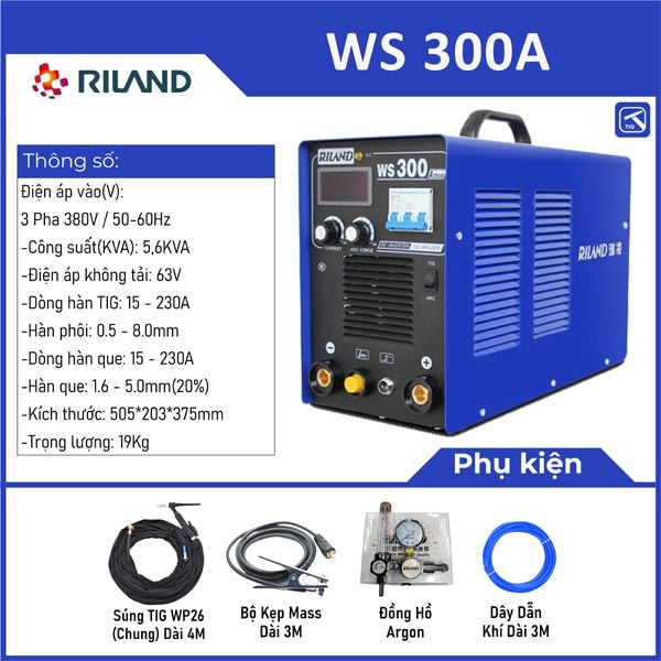 Máy hàn TIG Riland WS 300A