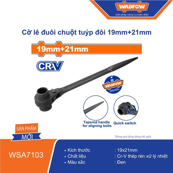 Tuýp đuôi chuột 19x21mm WADFOW WSA7103