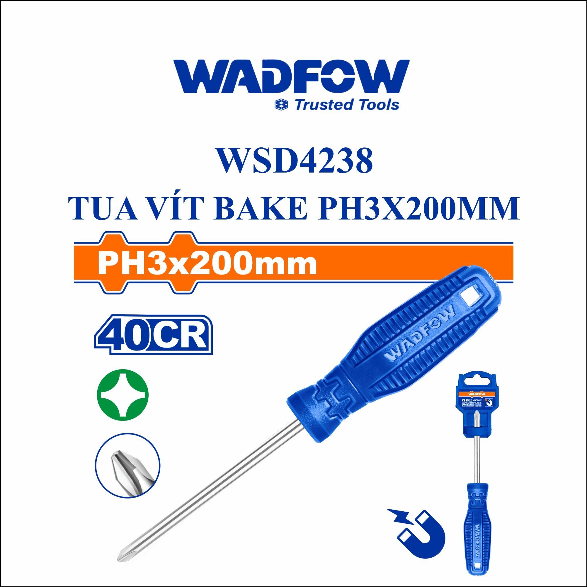  Tua vít bake PH3x200mm WADFOW WSD4238 