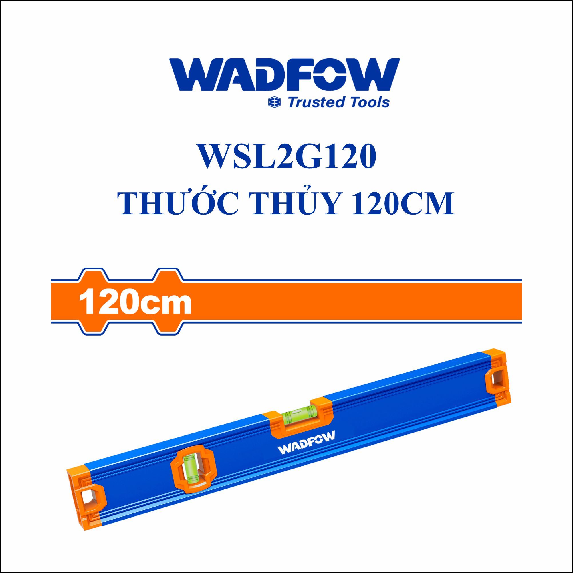  Thước thủy 120cm WADFOW WSL2G120 