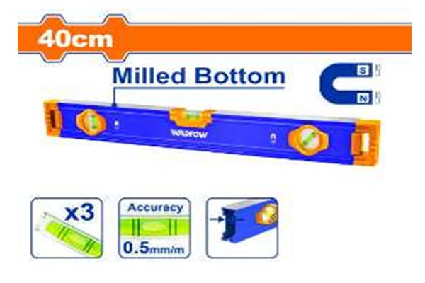 Thước thủy nam châm mạnh 40cm WADFOW WSL3G40