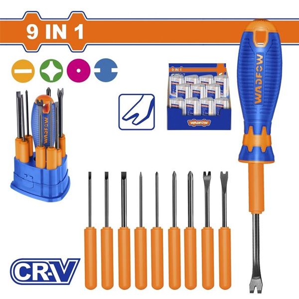 Bộ 10 món tua vít WADFOW WSS1B10