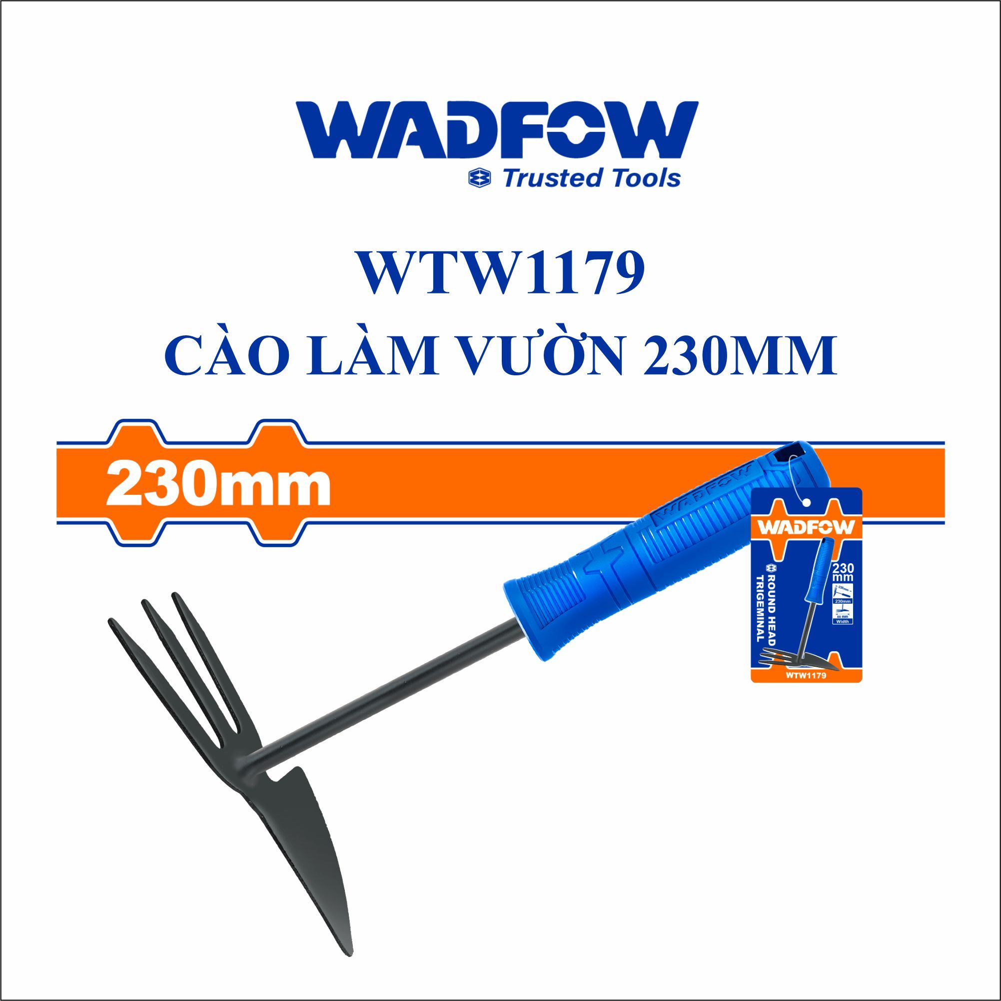  Cào làm vườn 230mm WADFOW WTW1179 