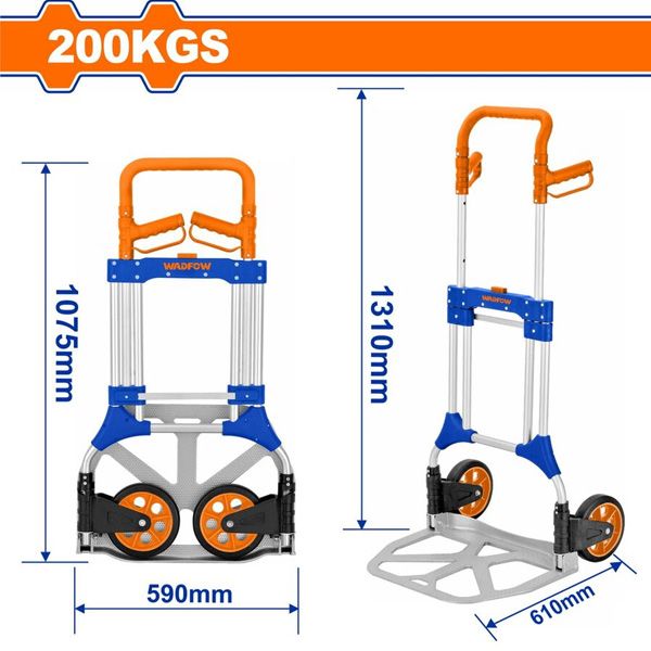 Xe đẩy tay có thể gập lại 200kg WADFOW WWB9A20