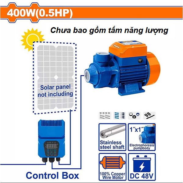 Máy bơm nước năng lượng mặt trời 400W WADFOW WWPVDC01