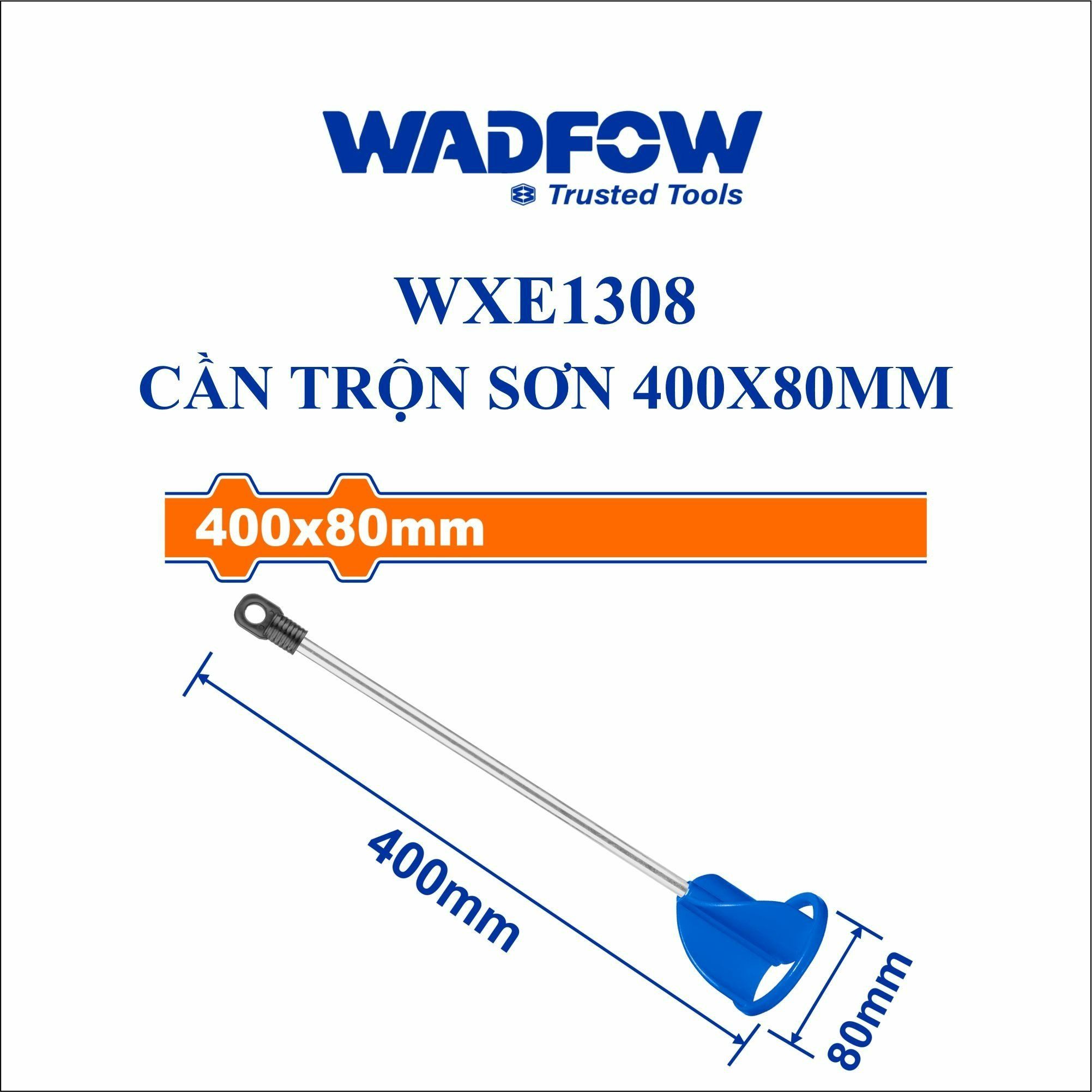  Cần trộn sơn 400x80mm WADFOW WXE1308 