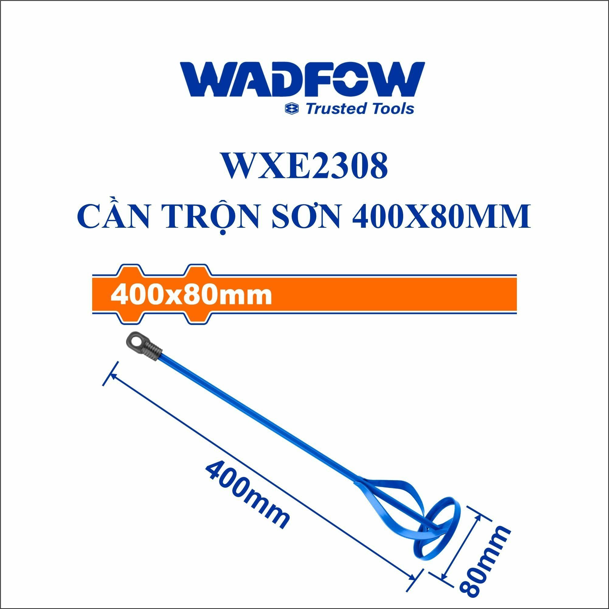  Cần trộn sơn 400x80mm WADFOW WXE2308 