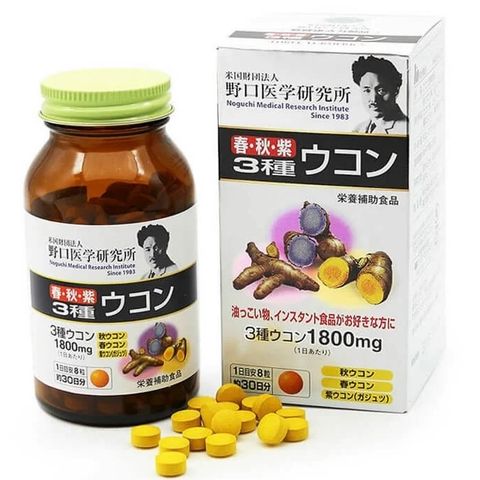 Viên nghệ giải rượu Noguchi chữa bệnh dạ dày, giải độc gan 240 viên - 4562193140544