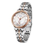 ĐỒNG HỒ TOPHILL TE058L.S7238 Nữ Dây thép 316L Máy automatic Kính sapphire 5ATM