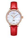 ĐỒNG HỒ TOPHILL TE059L.PR3238 Nữ Máy automatic Dây da Kính sapphire 5ATM