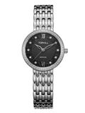 ĐỒNG HỒ TOPHILL TE019L.M1167 Nữ dây Thép 316L máy Quartz kính Sapphire Size 26mm 3ATM