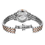 ĐỒNG HỒ TOPHILL TE035L.M7238 Nữ dây Thép 316L máy Automatic kính Sapphire Size 31mm 5ATM