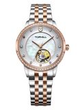 ĐỒNG HỒ TOPHILL TE035L.M7238 Nữ dây Thép 316L máy Automatic kính Sapphire Size 31mm 5ATM